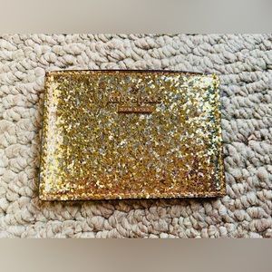 Kate spade gold small card holder